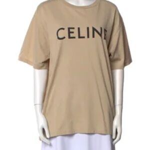 🤎 CELINE Graphic Print Crew Neck T-Shirt XL 🤎